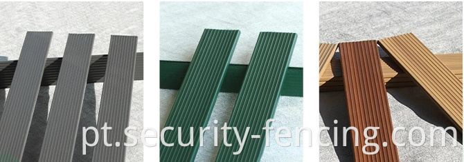 100% Material Virgem PVC Fence Facilmente instalação da cerca de privacidade